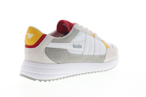 Gola Toronto CMA559 Mens White Mesh Lace Up Lifestyle Sneakers Shoes