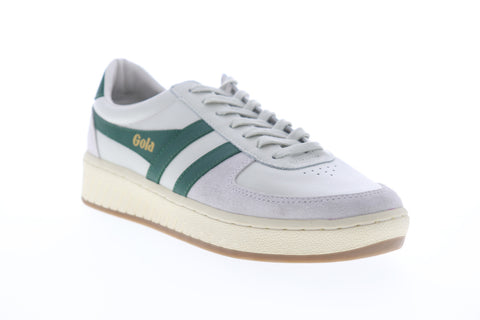 Gola Grandslam 78 CMA565 Mens White Leather Lace Up Lifestyle Sneakers Shoes