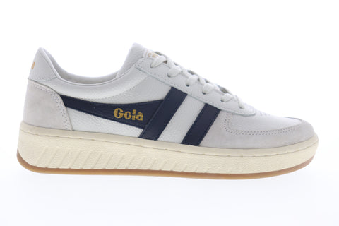 Gola Grandslam 78 CMA565 Mens White Leather Lace Up Lifestyle Sneakers Shoes