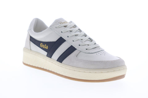 Gola Grandslam 78 CMA565 Mens White Leather Lace Up Lifestyle Sneakers Shoes