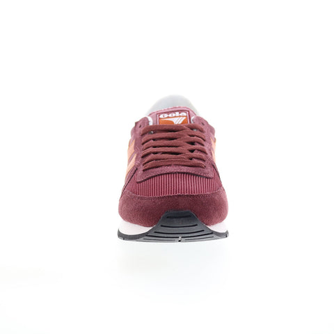Gola Daytona CMA592 Mens Burgundy Synthetic Lace Up Lifestyle Sneakers Shoes