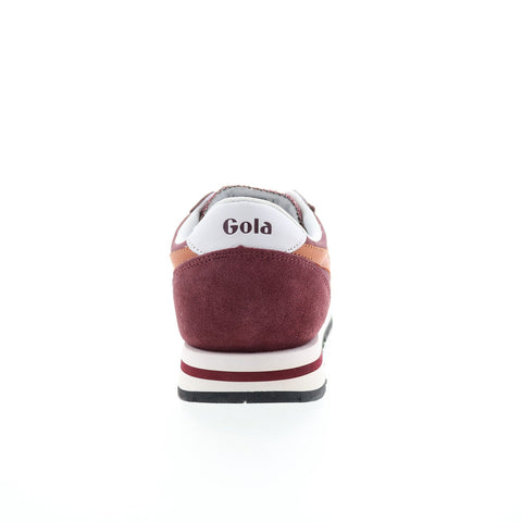 Gola Daytona CMA592 Mens Burgundy Synthetic Lace Up Lifestyle Sneakers Shoes