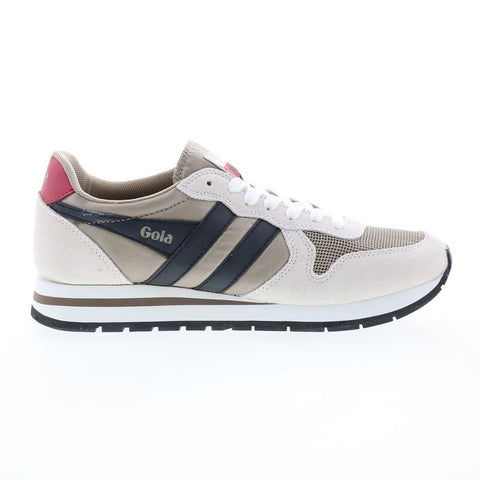 Gola Daytona CMA592 Mens Gray Suede Lace Up Lifestyle Sneakers Shoes