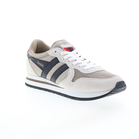 Gola Daytona CMA592 Mens Gray Suede Lace Up Lifestyle Sneakers Shoes