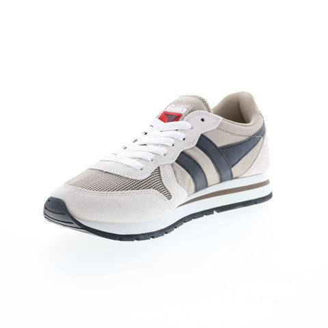 Gola Daytona CMA592 Mens Gray Suede Lace Up Lifestyle Sneakers Shoes