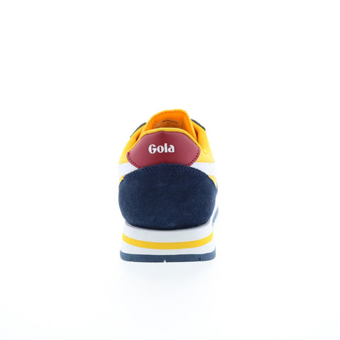 Gola Daytona CMA592 Mens Yellow Canvas Lace Up Lifestyle Sneakers Shoes