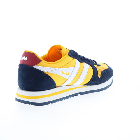 Gola Daytona CMA592 Mens Yellow Canvas Lace Up Lifestyle Sneakers Shoes