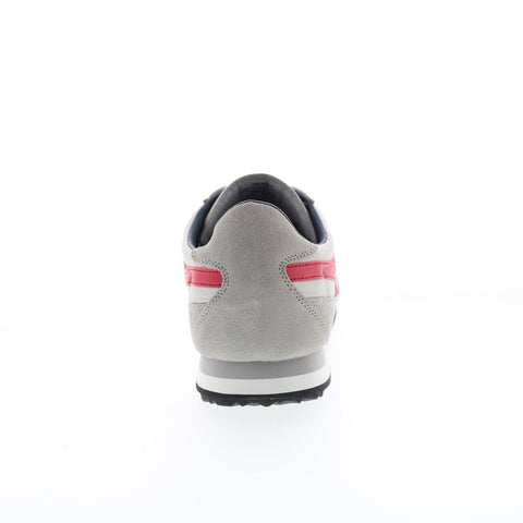 Gola Flyer CMA597 Mens Gray Canvas Lace Up Lifestyle Sneakers Shoes