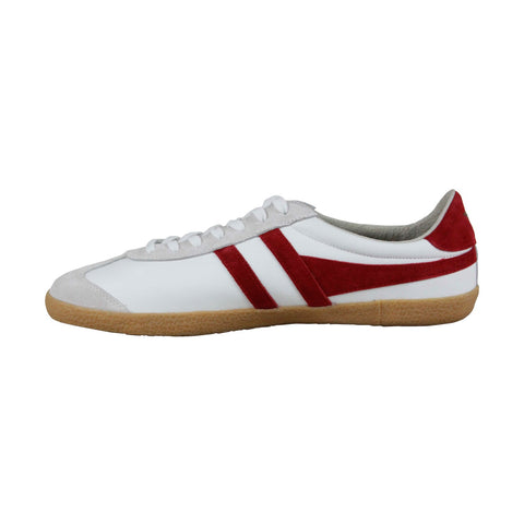 Gola Specialist Leather CMA598 Mens White Casual Lace Up Low Top Sneakers Shoes