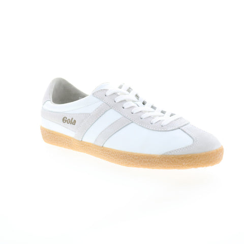 Gola Specialist Leather CMA598 Mens White Leather Lifestyle Sneakers Shoes