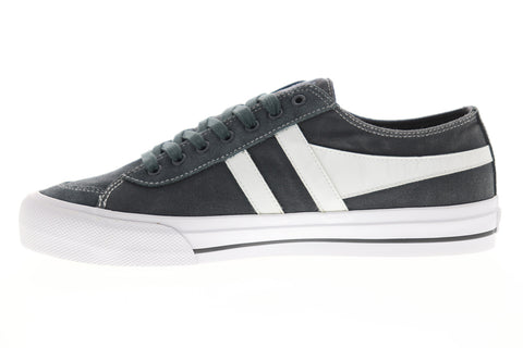 Gola Quota II CMA677 Mens Gray Canvas Lace Up Lifestyle Sneakers Shoes