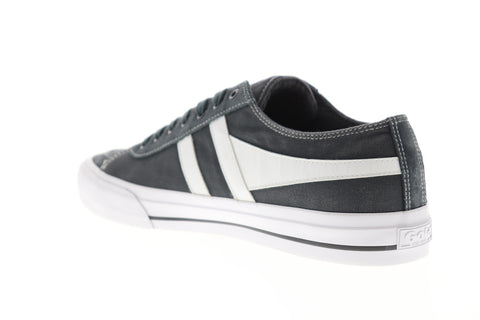 Gola Quota II CMA677 Mens Gray Canvas Lace Up Lifestyle Sneakers Shoes
