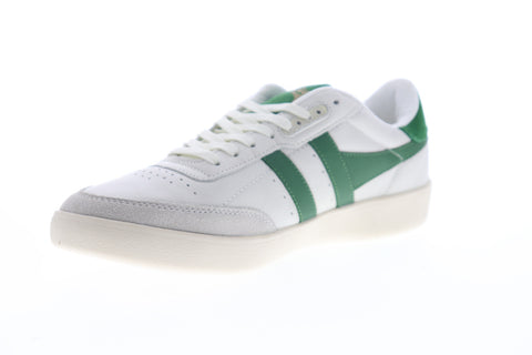 Gola Inca Leather CMA686 Mens White Lace Up Lifestyle Sneakers Shoes