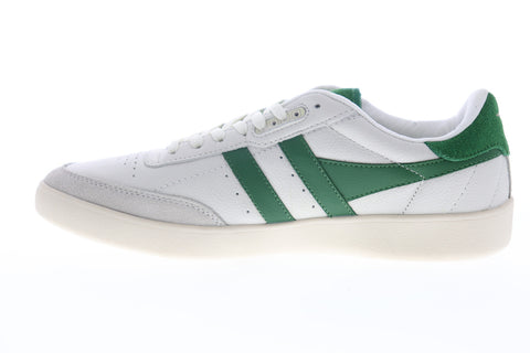 Gola Inca Leather CMA686 Mens White Lace Up Lifestyle Sneakers Shoes