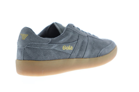 Gola Inca Suede CMA687 Mens Gray Retro Low Top Lace Up Lifestyle Sneakers Shoes