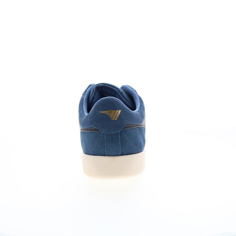 Gola Inca Suede CMA687 Mens Blue Suede Lace Up Lifestyle Sneakers Shoes