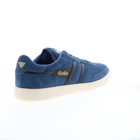 Gola Inca Suede CMA687 Mens Blue Suede Lace Up Lifestyle Sneakers Shoes