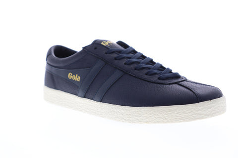 Gola Trainer CMA847 Mens Blue Leather Retro Low Top Lifestyle Sneakers Shoes