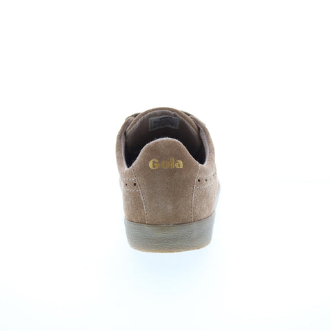 Gola Tourist Velcro CMA854 Mens Brown Suede Strap Lifestyle Sneakers Shoes