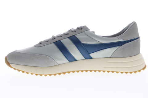Gola Montreal CMA882 Mens Gray Suede Lace Up Lifestyle Sneakers Shoes