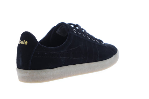Gola Tourist CMA954 Mens Black Suede Retro Low Top Lifestyle Sneakers Shoes