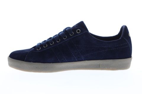 Gola Tourist CMA954 Mens Blue Suede Retro Low Top Lifestyle Sneakers Shoes