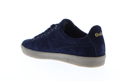 Gola Tourist CMA954 Mens Blue Suede Retro Low Top Lifestyle Sneakers Shoes