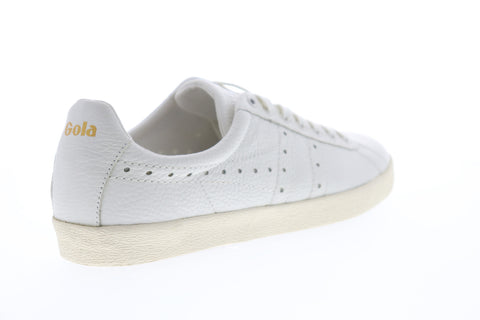 Gola Tourist Leather CMA958 Mens White Leather Lifestyle Sneakers Shoes