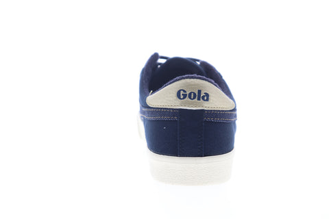 Gola Tennis Mark Cox Selvedge CMB006 Mens Blue Canvas Lifestyle Sneakers Shoes
