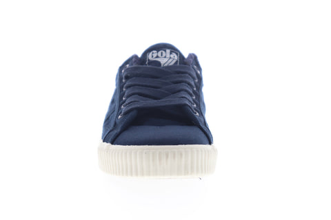 Gola Tennis Mark Cox Wash CMB041 Mens Blue Canvas Lifestyle Sneakers Shoes