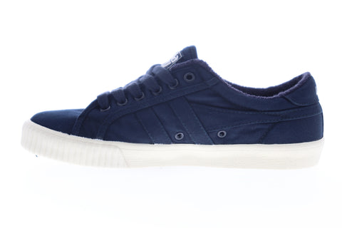 Gola Tennis Mark Cox Wash CMB041 Mens Blue Canvas Lifestyle Sneakers Shoes