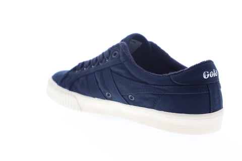 Gola Tennis Mark Cox Wash CMB041 Mens Blue Canvas Lifestyle Sneakers Shoes