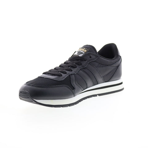 Gola Daytona Leather CMB042 Mens Black Leather Lifestyle Sneakers Shoes
