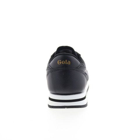Gola Daytona Leather CMB042 Mens Black Leather Lifestyle Sneakers Shoes