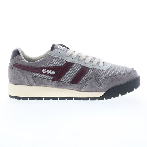 Gola Trek Low CMB124 Mens Gray Canvas Lace Up Lifestyle Sneakers Shoes