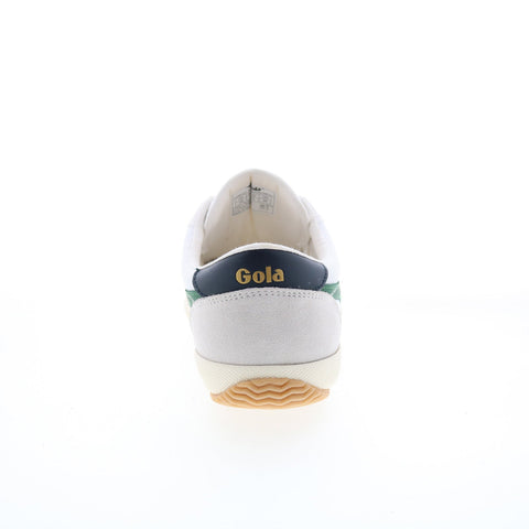 Gola Badminton Mesh CMB321 Mens White Canvas Lace Up Lifestyle Sneakers Shoes
