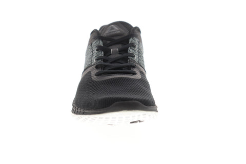 Reebok Print Run Next CN0427 Womens Black Canvas Low Top Athletic Running Shoes