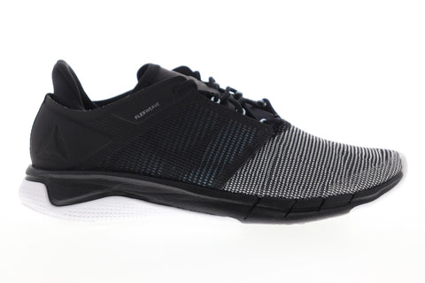 Reebok Fast Flexweave CN2535 Womens Black Low Top Lace Up Athletic Running Shoes