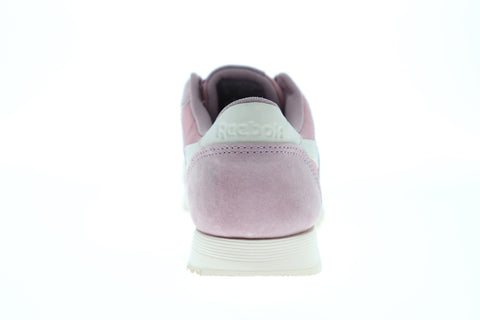 Reebok Classic Nylon CN2886 Womens Pink Suede Low Top Lifestyle Sneakers Shoes