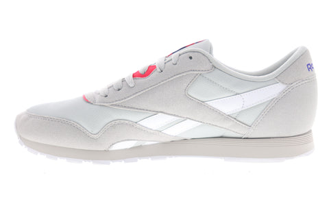 Reebok Classic Nylon CN2965 Womens Gray Suede Low Top Lifestyle Sneakers Shoes