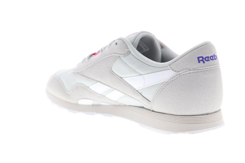 Reebok Classic Nylon CN2965 Womens Gray Suede Low Top Lifestyle Sneakers Shoes