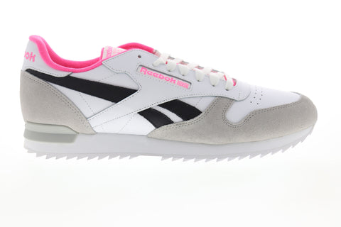 Reebok Workout Clean MU CN3523 Mens White Suede Low Top Lifestyle Sneakers Shoes
