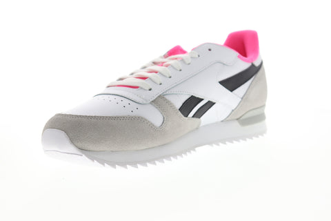 Reebok Workout Clean MU CN3523 Mens White Suede Low Top Lifestyle Sneakers Shoes