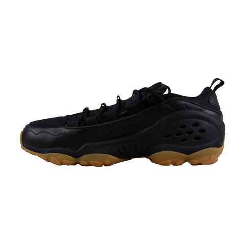 Reebok Dmx Run Gum CN3569 Mens Black Leather Casual Low Top Sneakers Shoes