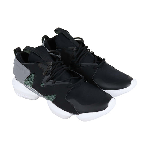 Reebok 3D Op. Lite Mens Black Nylon & Mesh Low Top Lace Up Sneakers Shoes