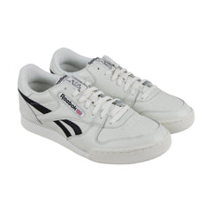 Reebok Phase 1 Pro Mu CN3926 Mens White Leather Casual Low Top Sneakers Shoes