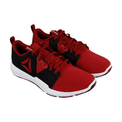 Reebok Hydrorush Tr CN4028 Mens Red Canvas Casual Lace Up Low Top Sneakers Shoes