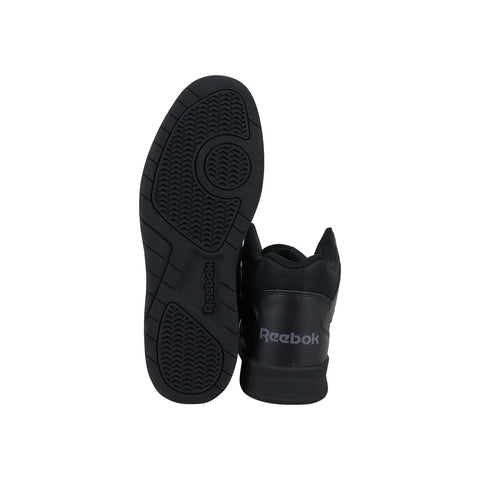 Reebok Royal Bb4500 Hi2 Mens Black Leather Low Top Sneakers Shoes