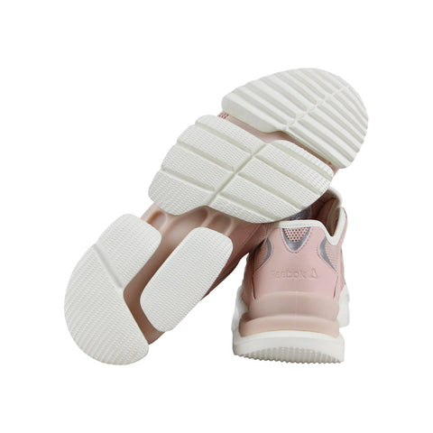 Reebok Run R 96 CN4601 Mens Pink Mesh Leather Casual Low Top Sneakers Shoes