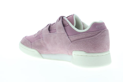 Reebok Workout LO Plus CN4623 Womens Purple Suede Lifestyle Sneakers Shoes
